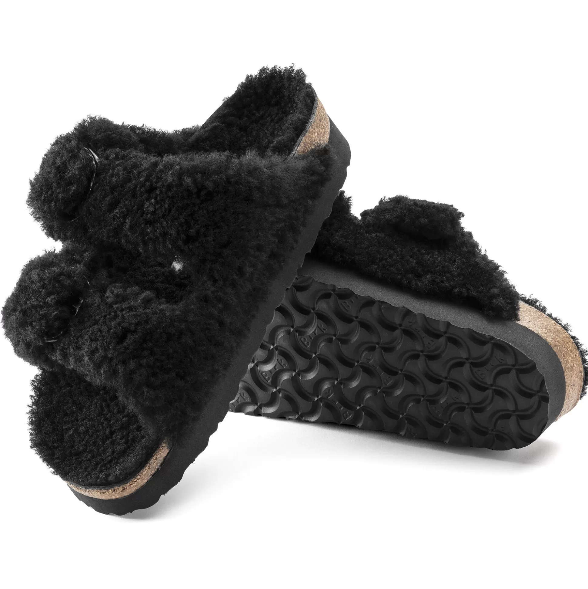 Birkenstock Arizona Big Buckle Lammeskind^Damer Plateau