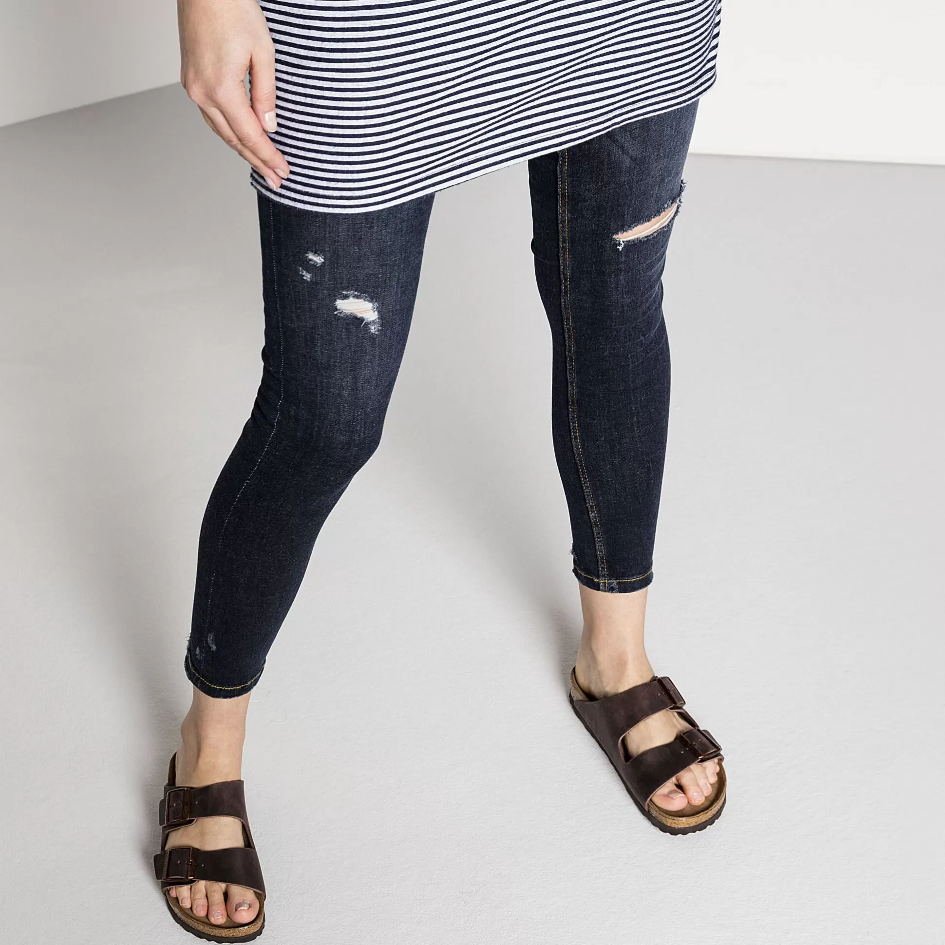 Birkenstock Arizona Blod Fodseng^Herrer To Remme