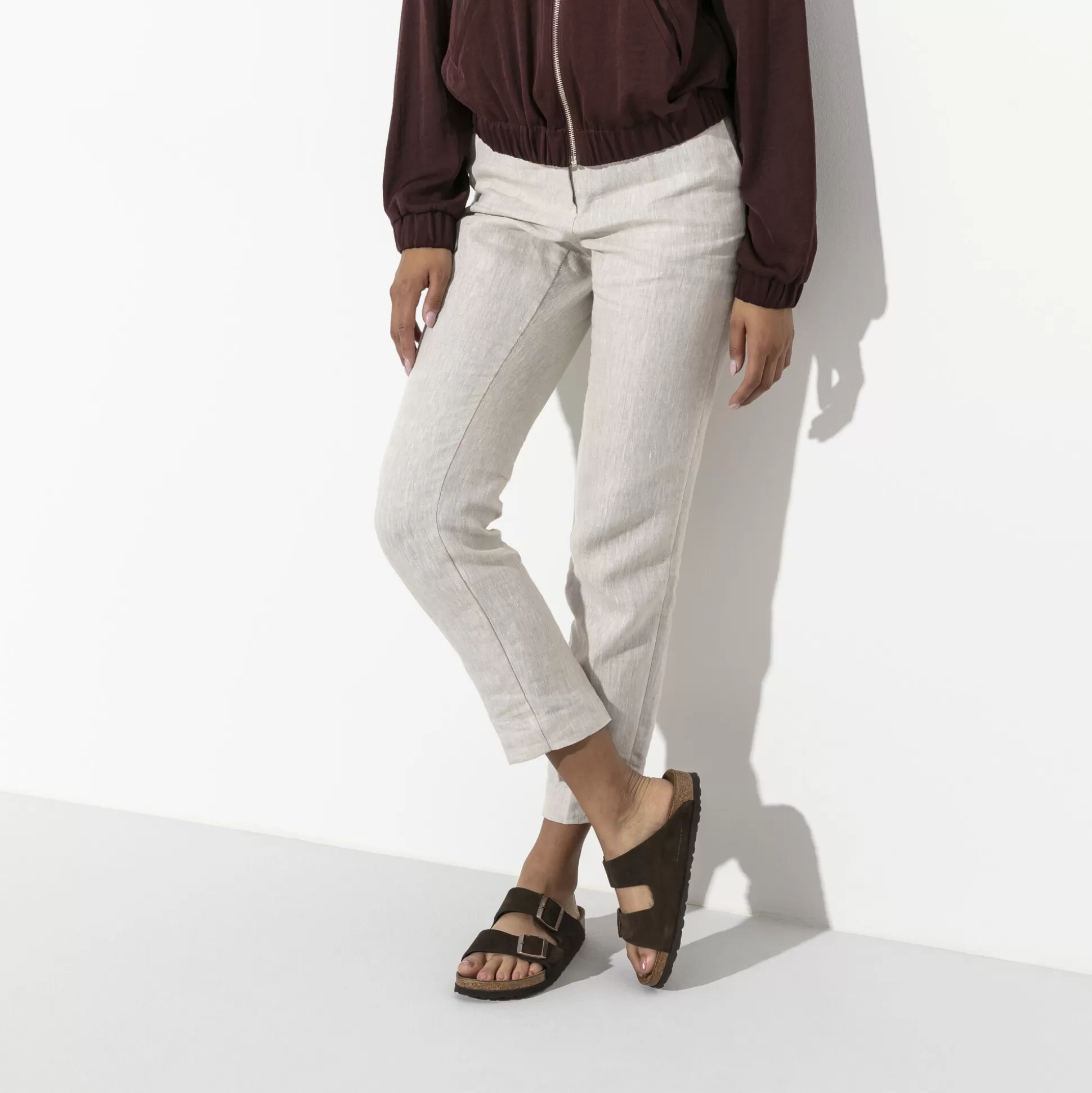 Birkenstock Arizona Blod Fodseng^Herrer To Remme