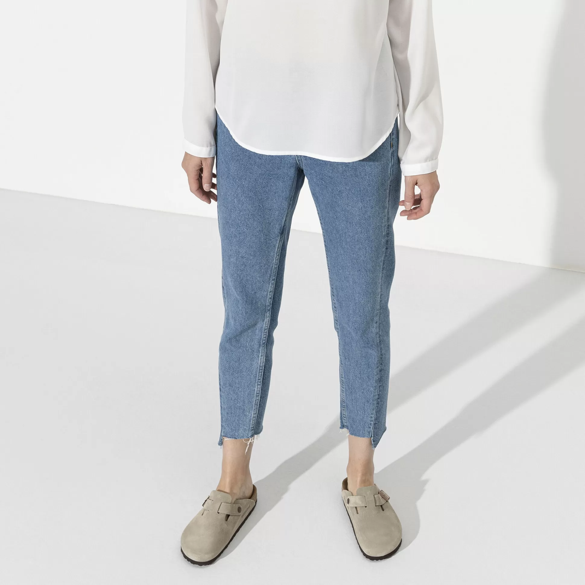 Birkenstock Boston Blod Fodseng^Damer Clogs