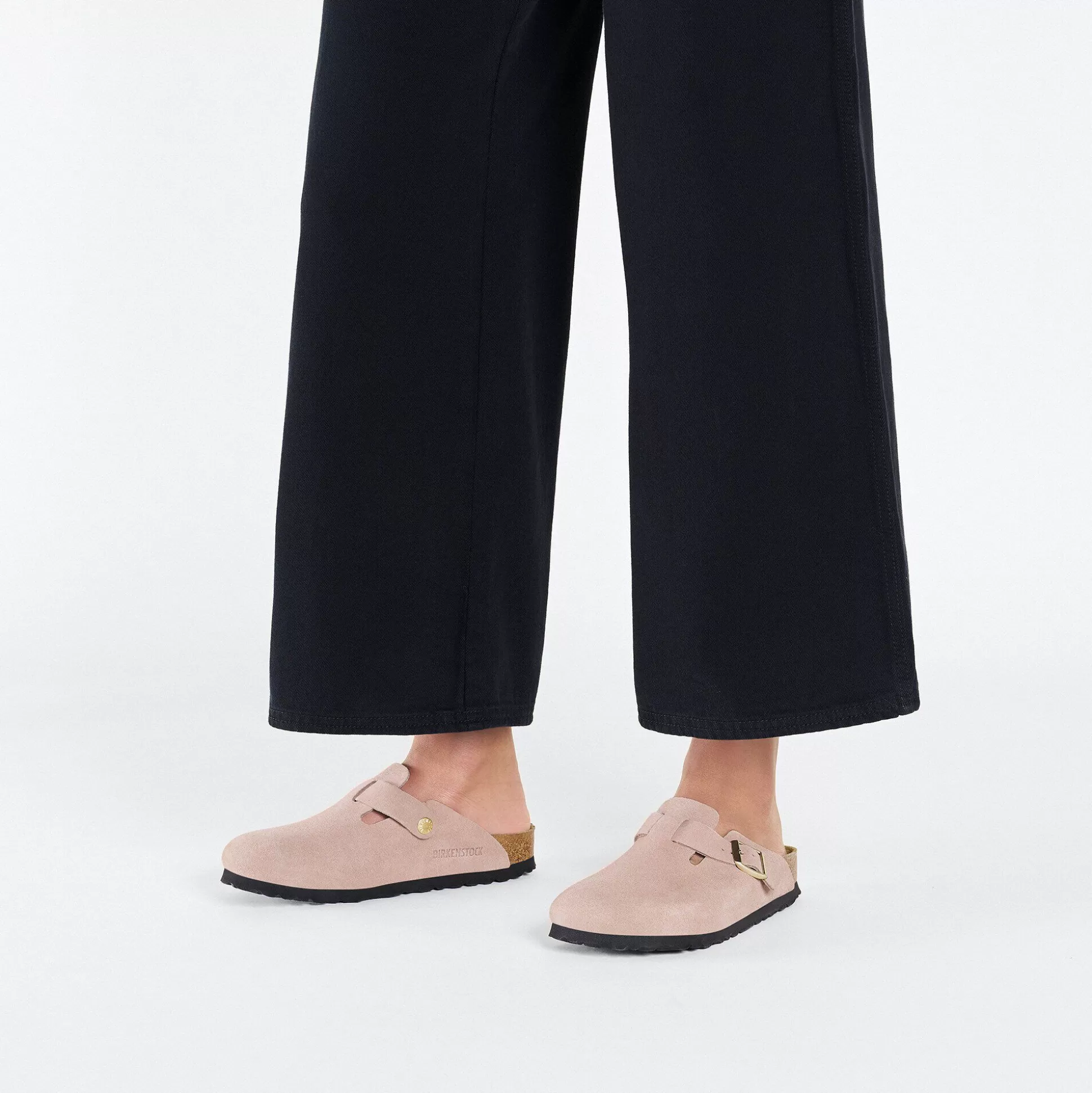 Birkenstock Boston Blod Fodseng^Damer Clogs