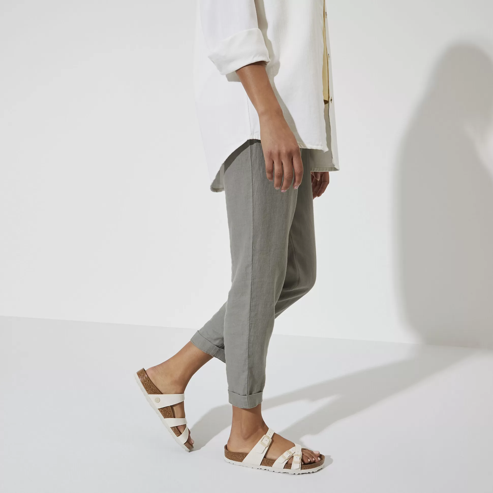 Birkenstock Franca Vegan^Damer Flerrem