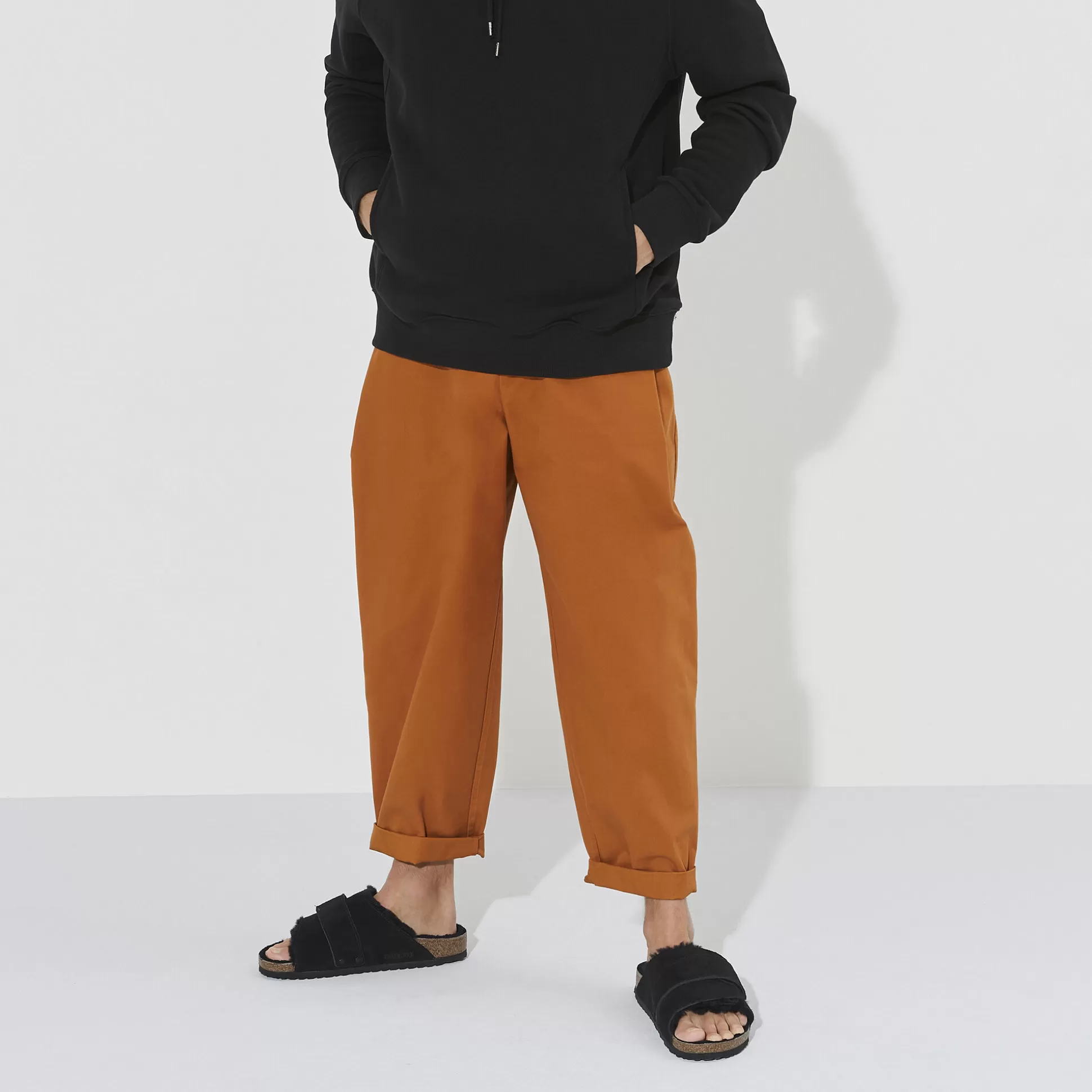 Birkenstock Kyoto Shearling^Herrer Enkeltrem